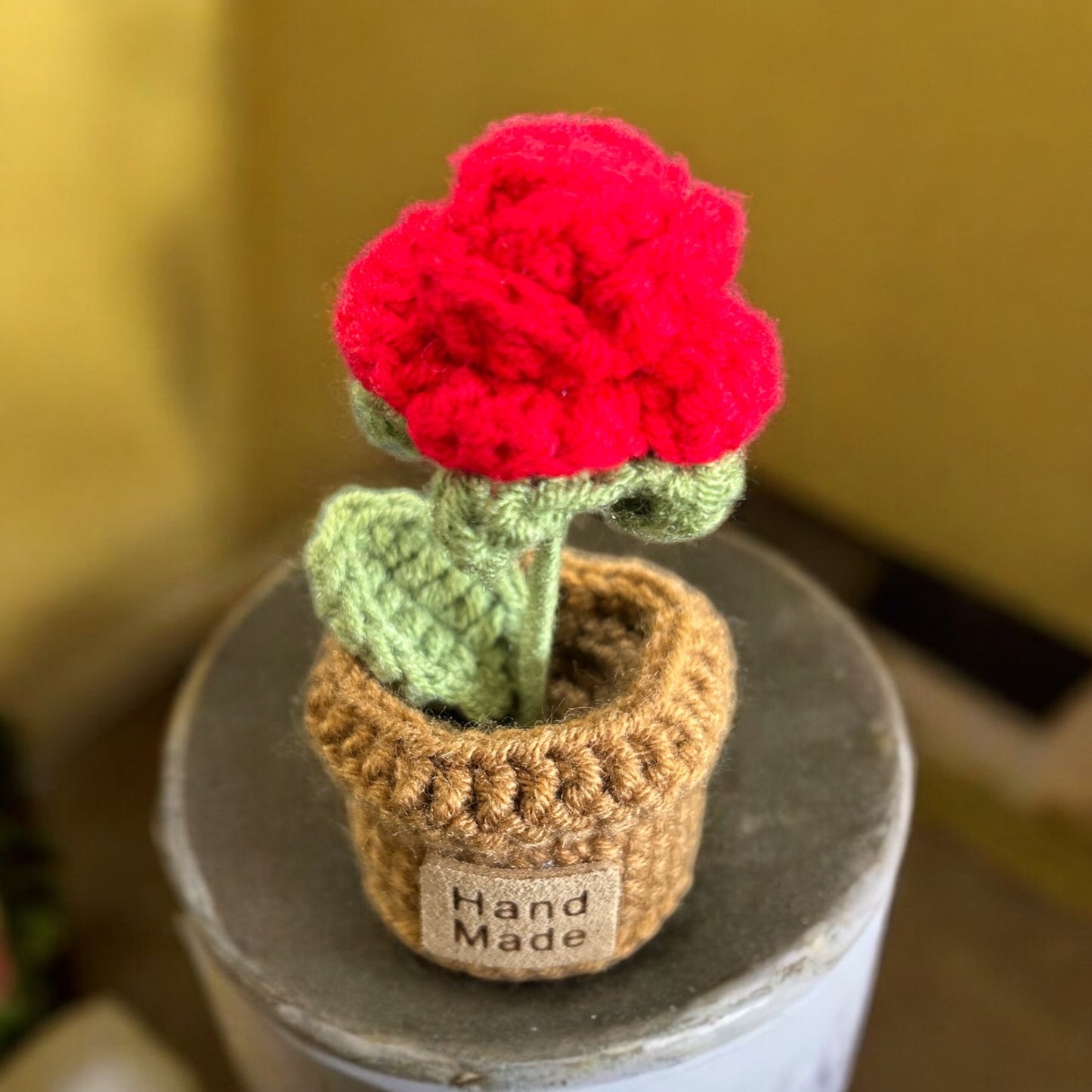 Crochet amigurumi plant
