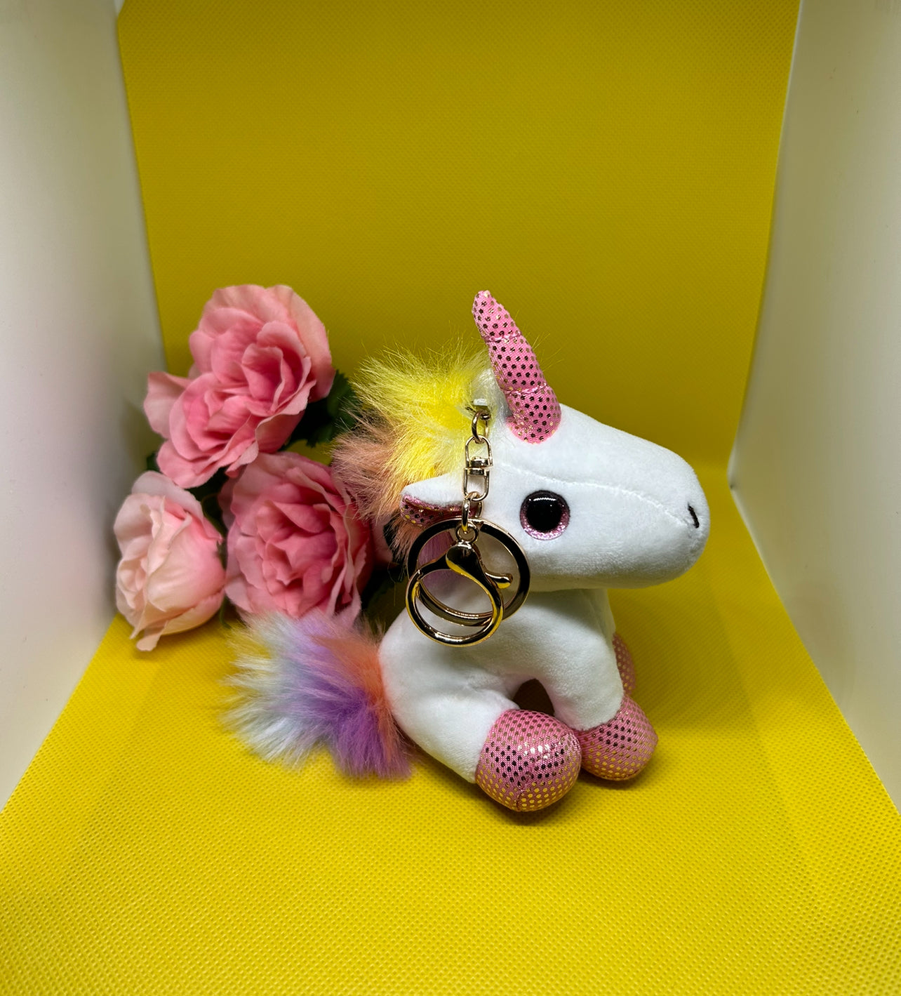 Keychain - Unicorn (white)