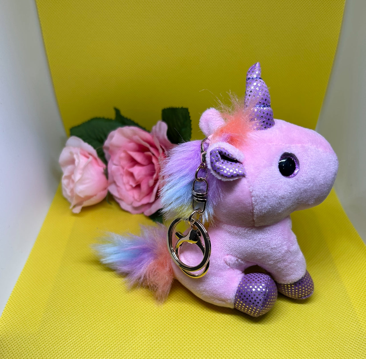 Keychain - Unicorn (purple)