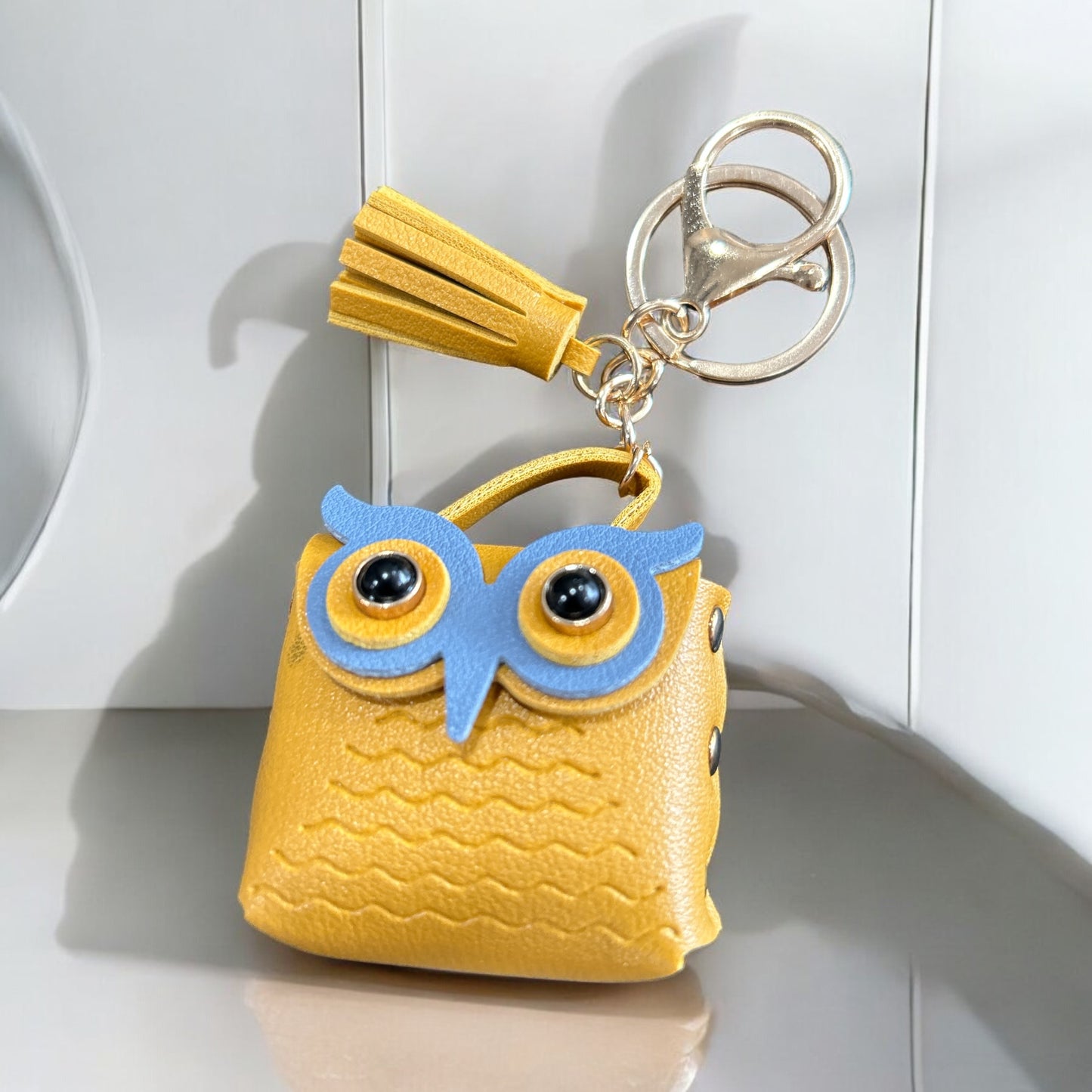 Keychain - coin bag (yellow)