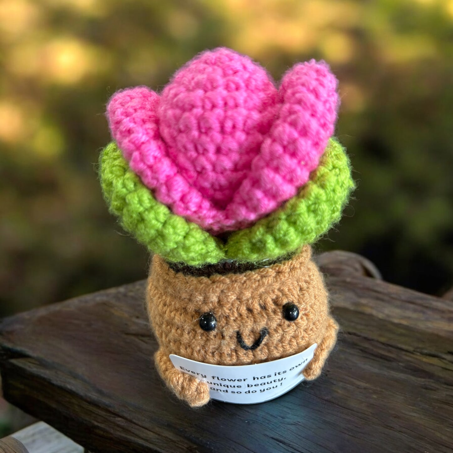Crochet positive tulip