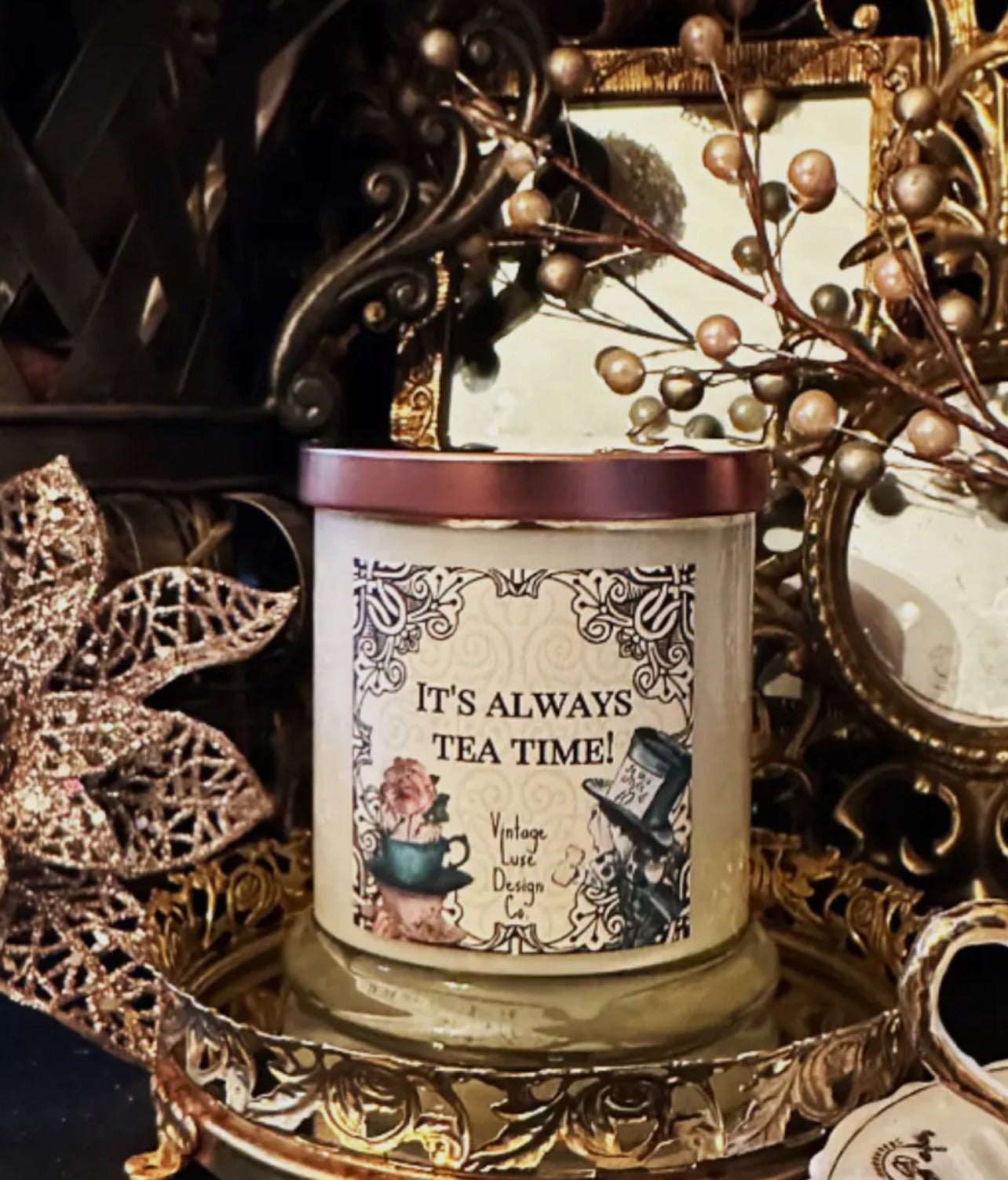 CANDLE - Vintage Luxe Design Co. - "Alice in Wonderland"