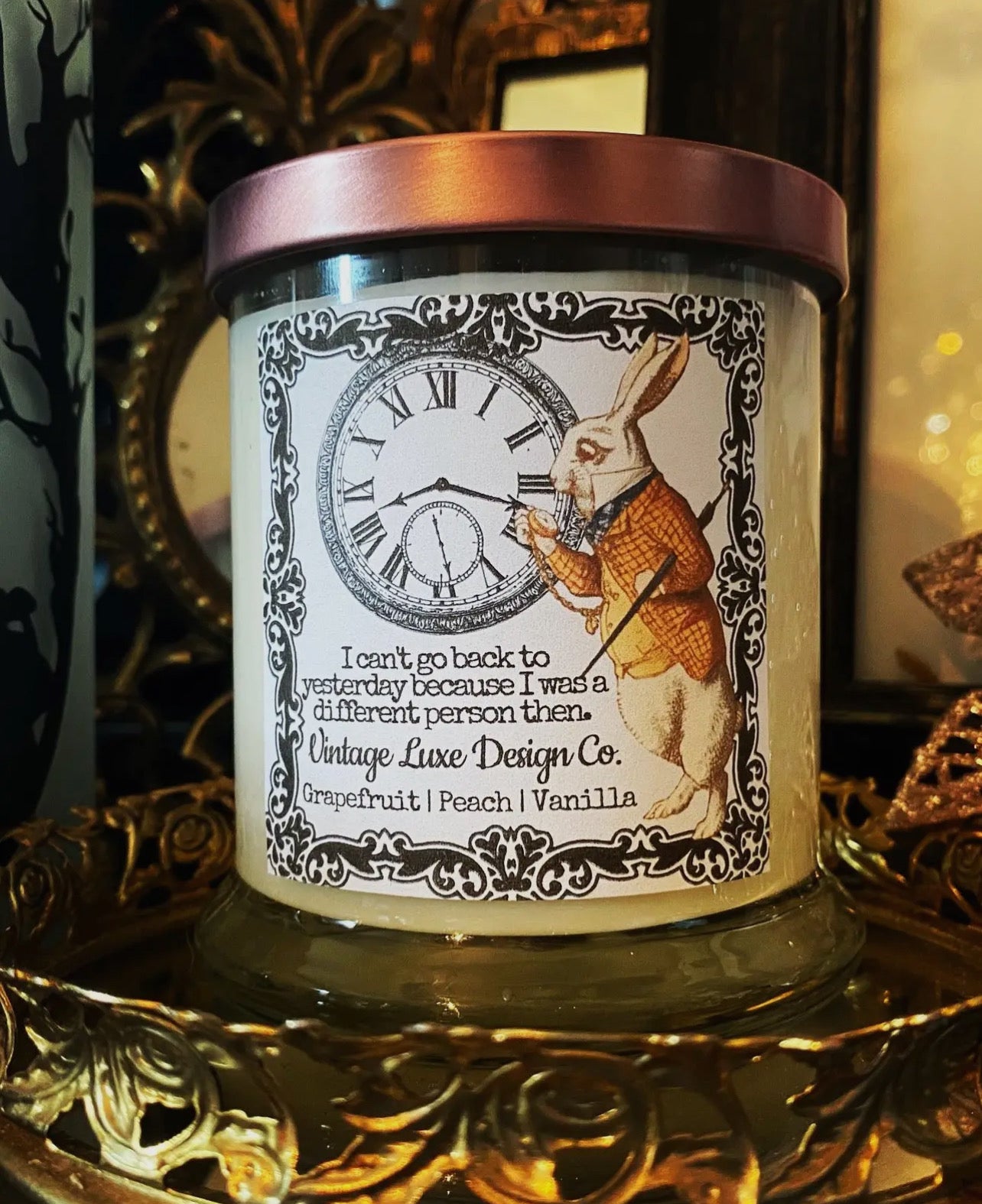 CANDLE - Vintage Luxe Design Co. - "Alice in Wonderland"