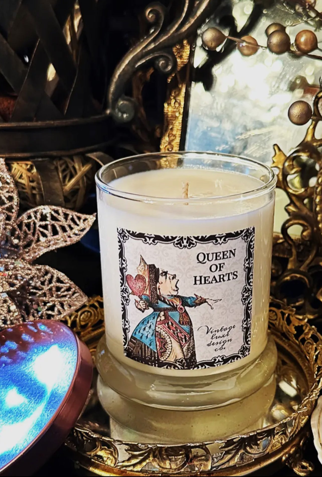 CANDLE - Vintage Luxe Design Co. - "Queen of Hearts"