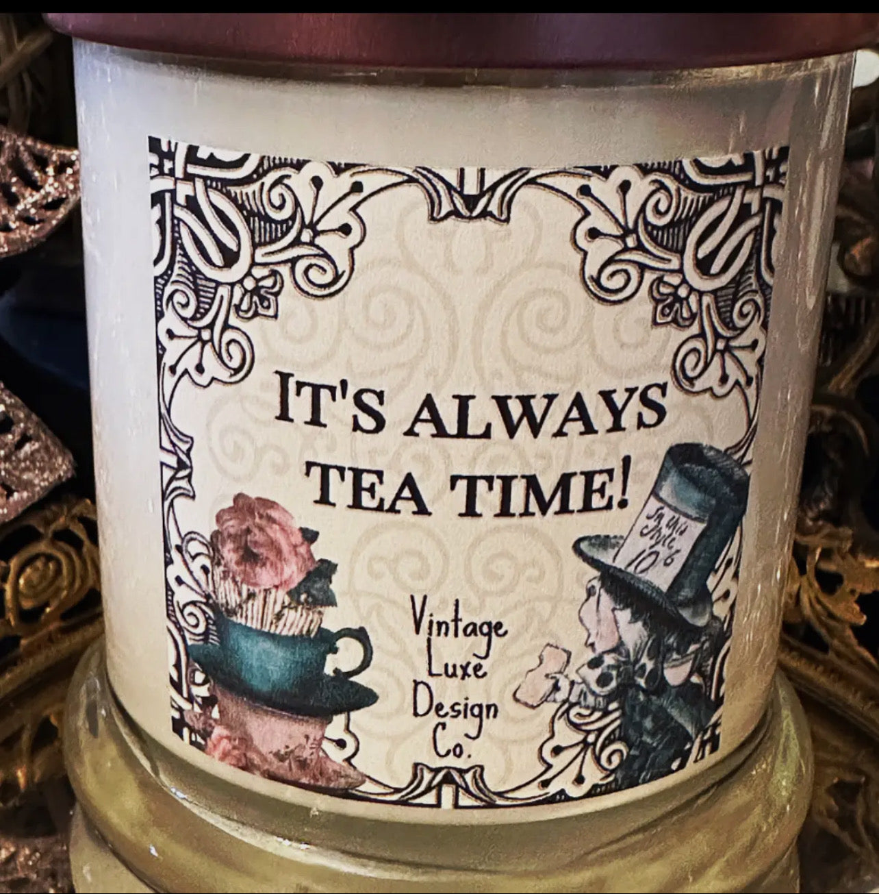 CANDLE - Vintage Luxe Design Co. - "Alice in Wonderland"