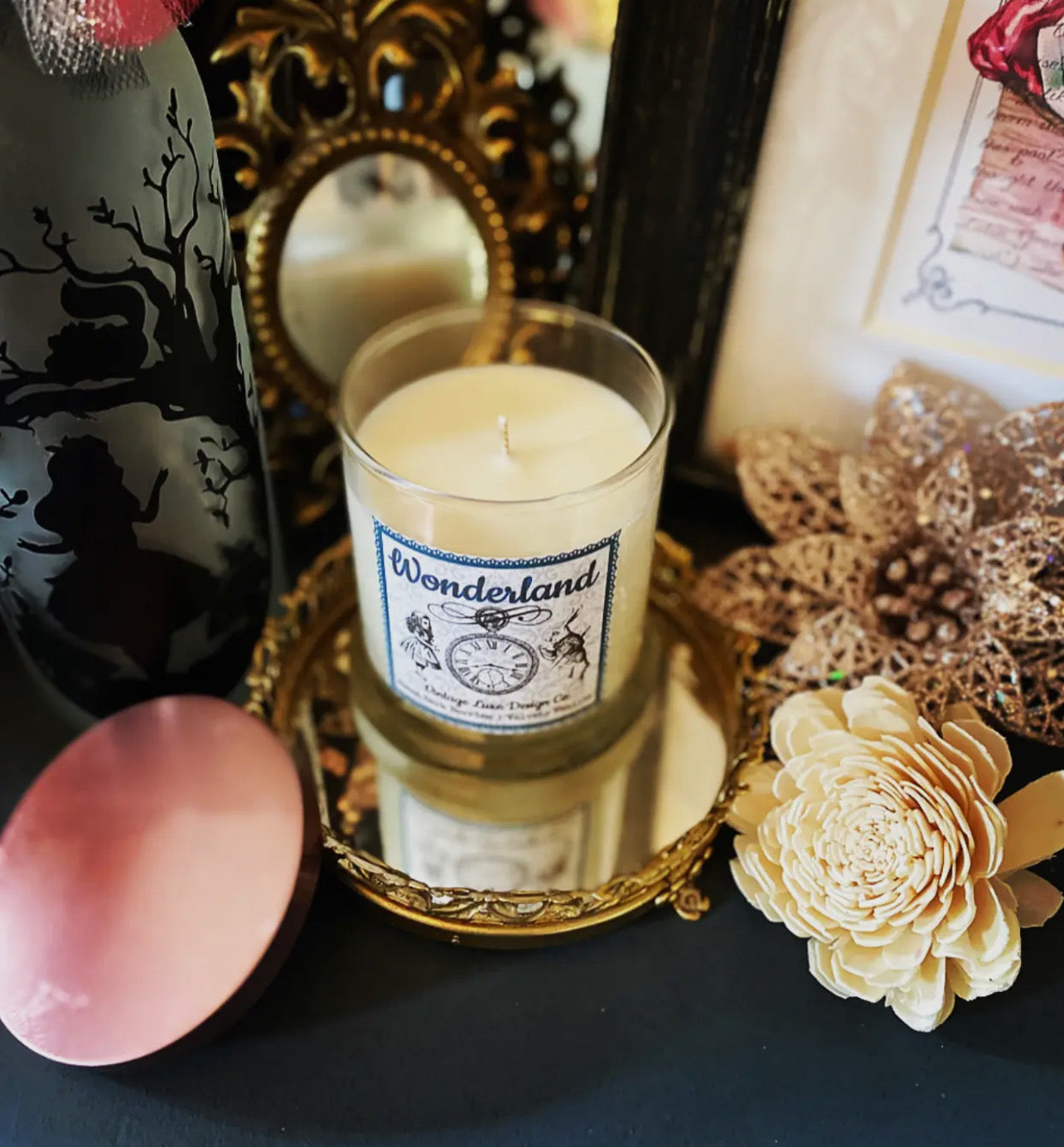 CANDLE - Vintage Luxe Design Co. - "Alice in Wonderland"