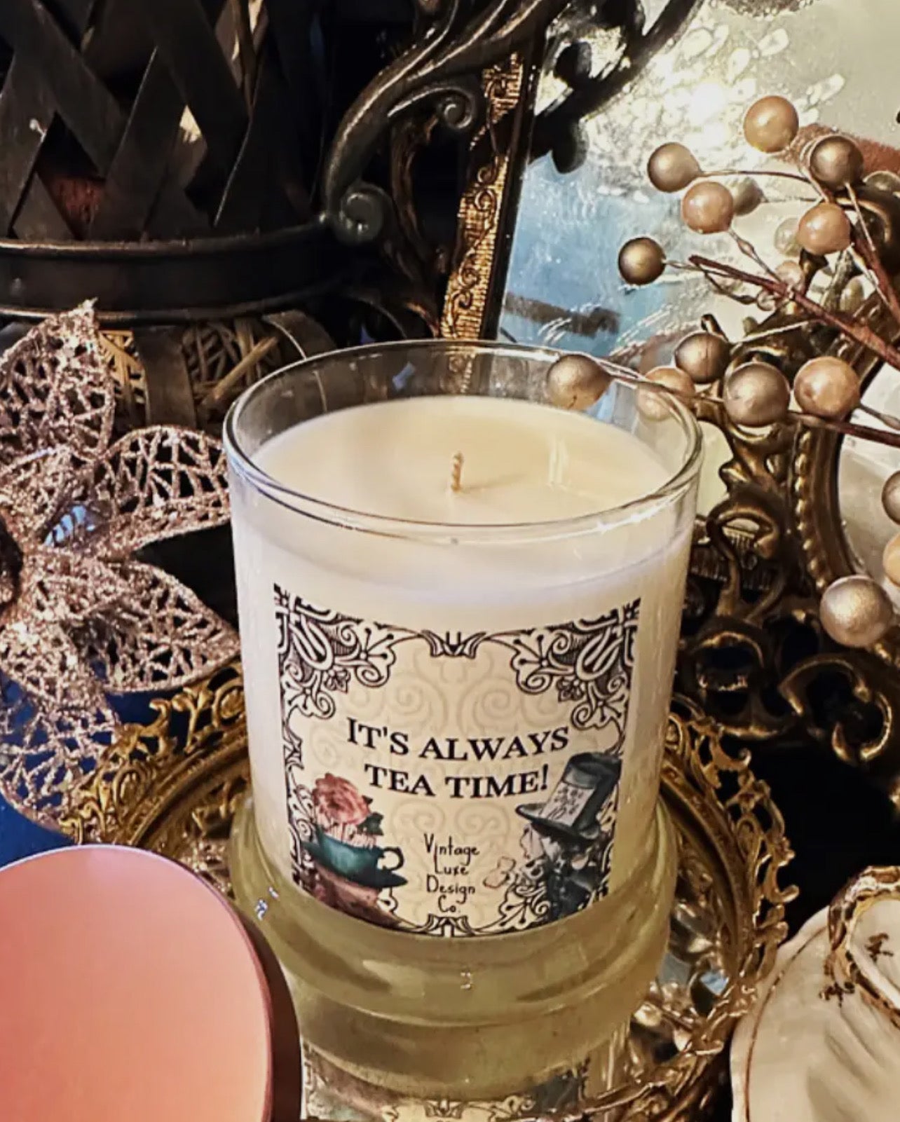 CANDLE - Vintage Luxe Design Co. - "Alice in Wonderland"