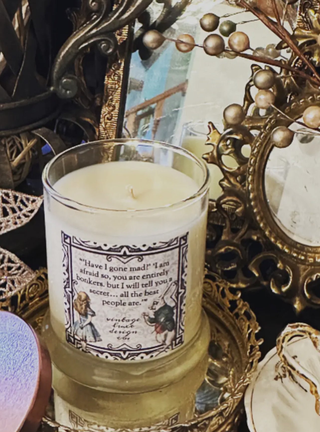 CANDLE - Vintage Luxe Design Co. - "Alice in Wonderland"