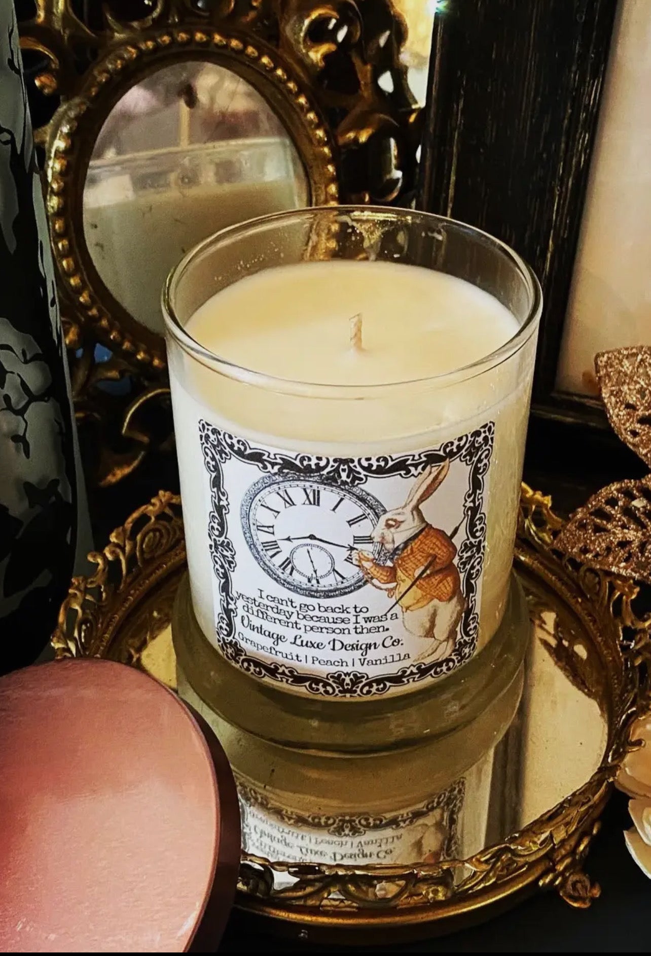 CANDLE - Vintage Luxe Design Co. - "Alice in Wonderland"