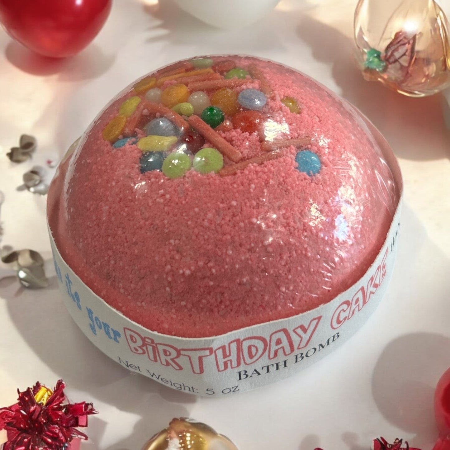 BATH BOMB - Mandatory Me Time - Birthday Cake