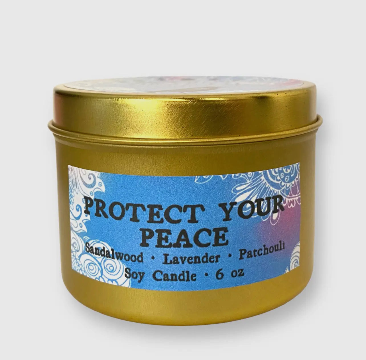 CANDLE - Raven's Hearth - "Protect Your Peace"