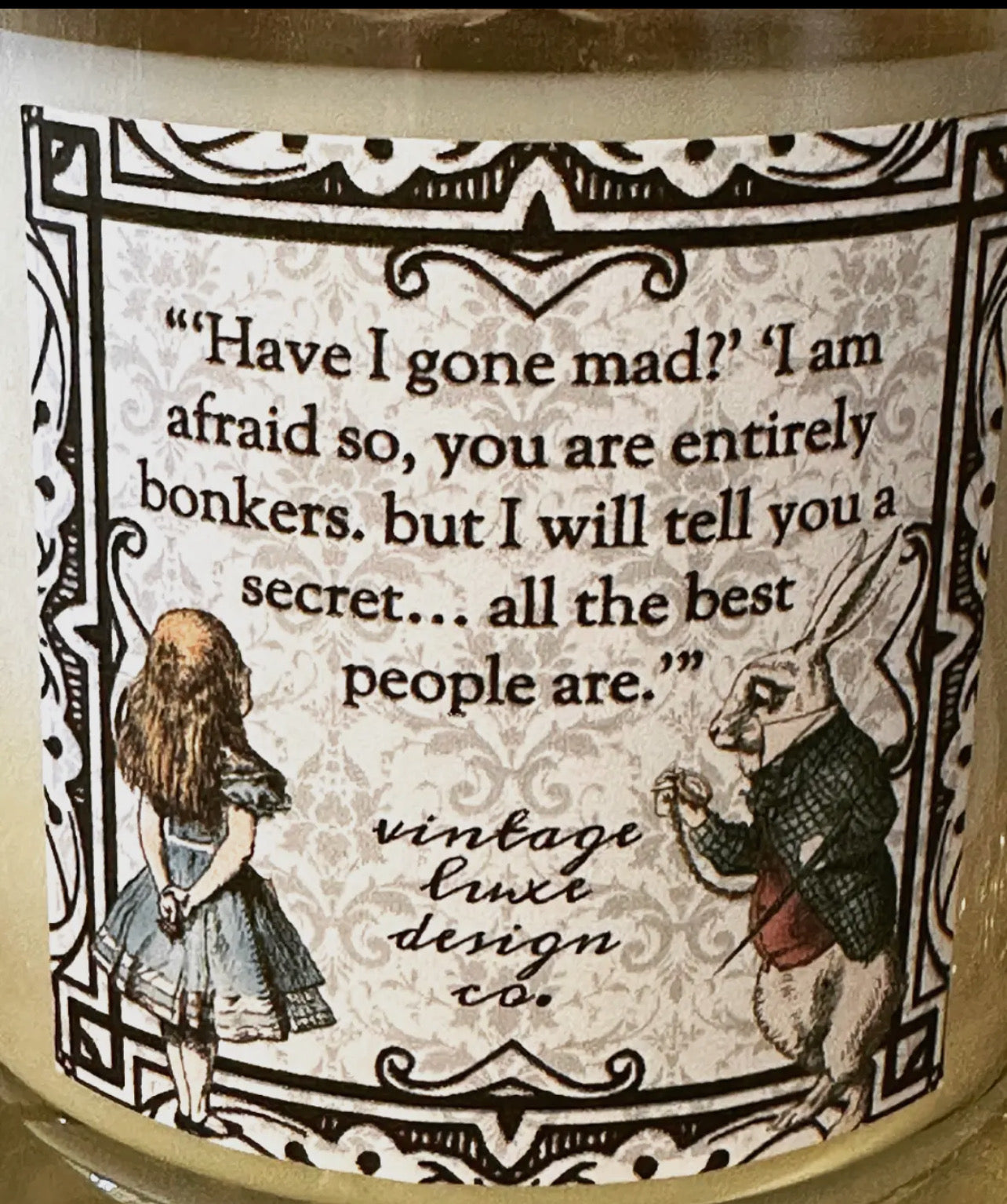 CANDLE - Vintage Luxe Design Co. - "Alice in Wonderland"