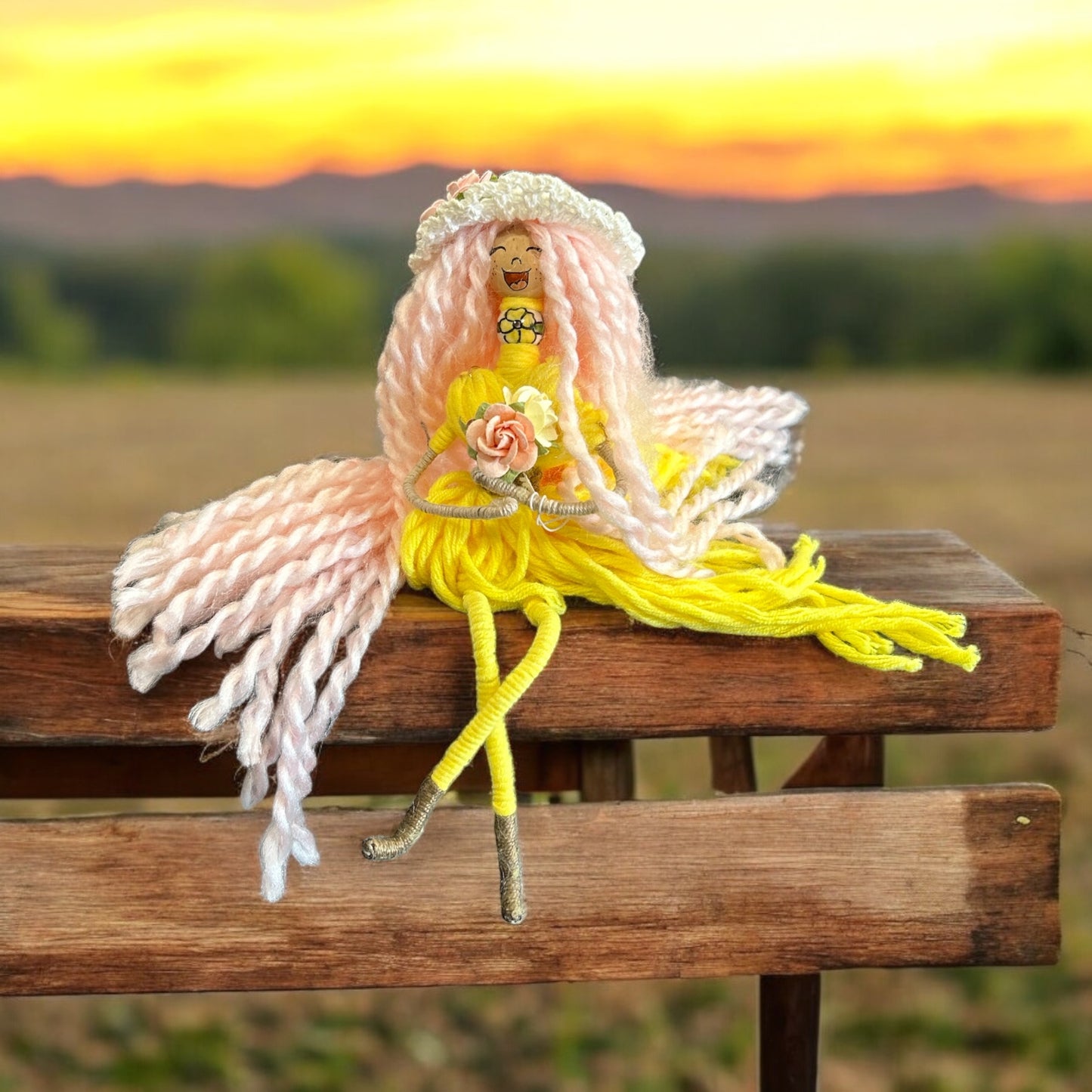 Ornament - Arts by Marques - Macramé Doll