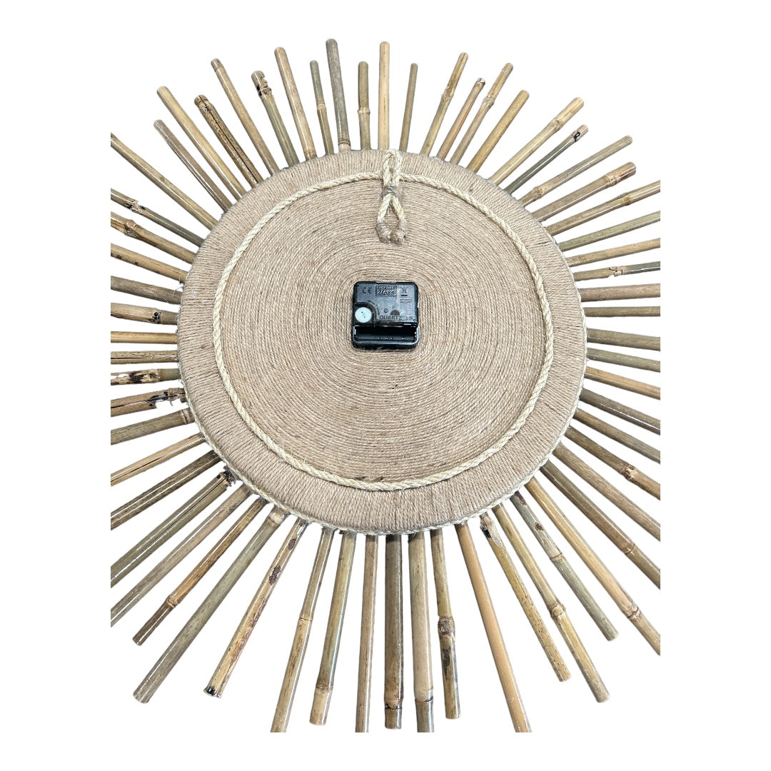 Arts By Marques - Bamboo Wall Clock