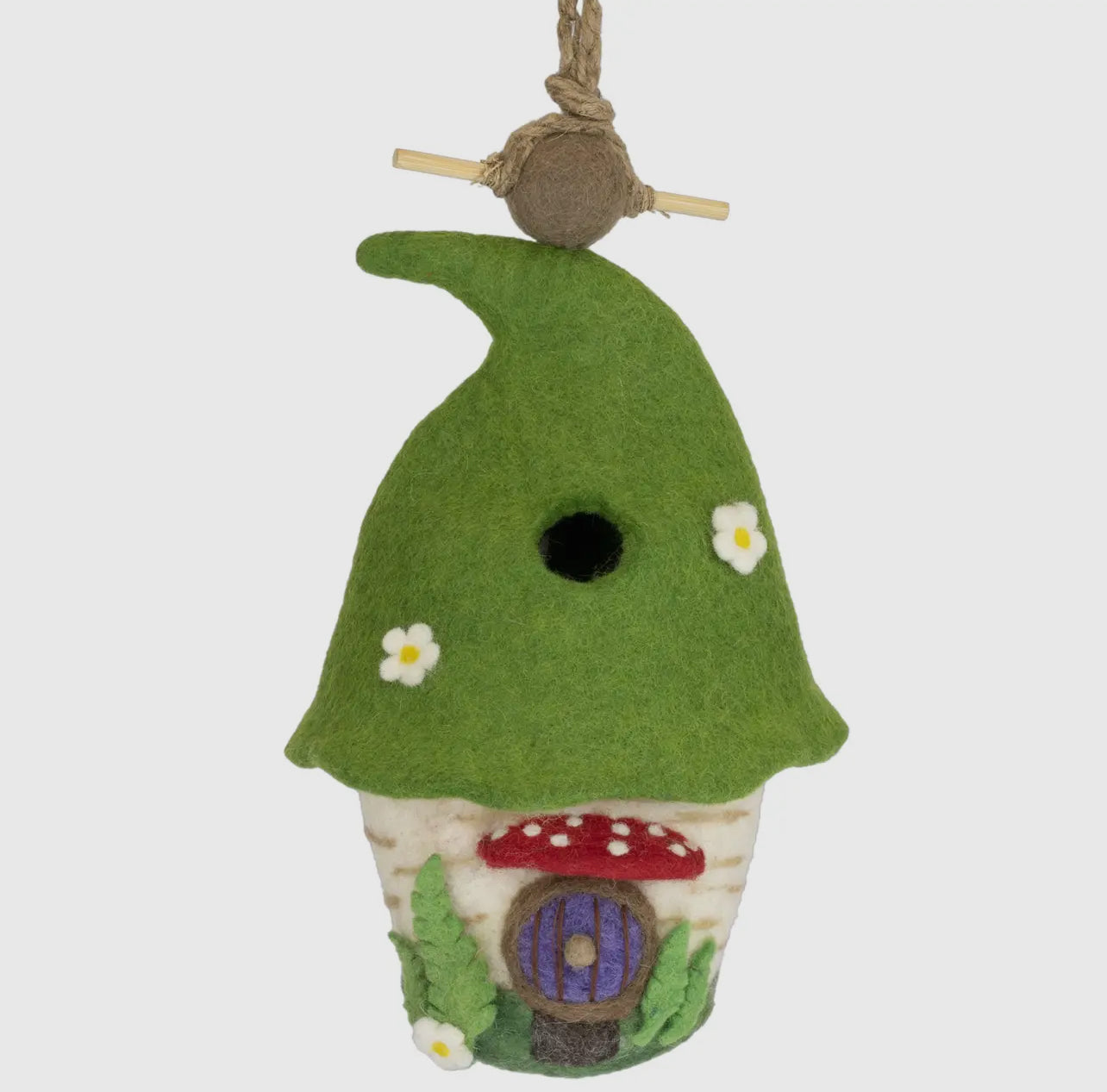 Wild Woolies - Woodland Fairy House Birdhouse