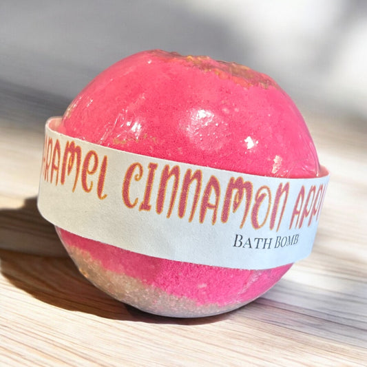 BATH BOMB - Mandatory Me Time - Caramel Cinnamon Apple